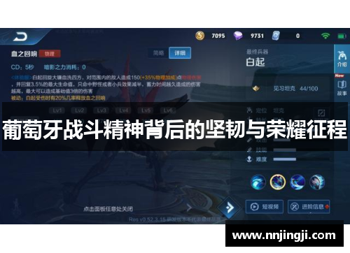 葡萄牙战斗精神背后的坚韧与荣耀征程